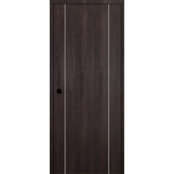 Belldinni Optima 2U DIY-Friendly 28 in. x 80 in. Right-Hand Solid Core Veralinga Oak Composite Single Prehung Interior Door