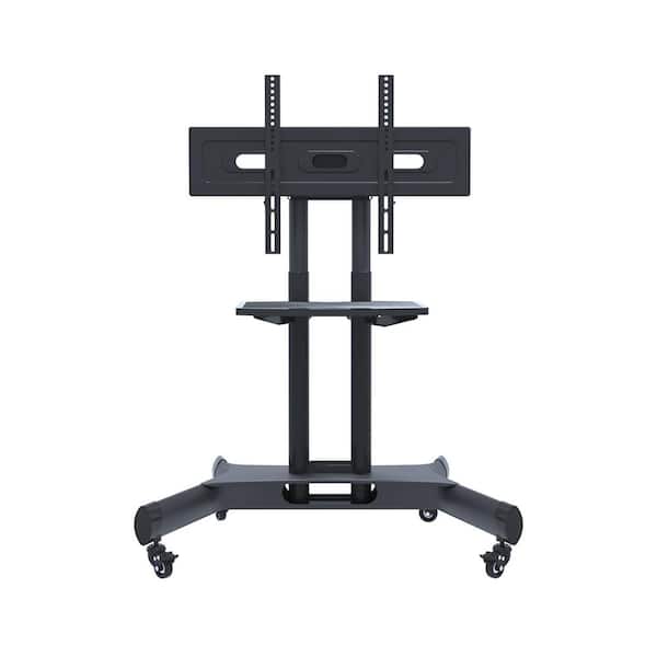 INNOBULE Universal Swivel Height Adjustable Table with Tilt TV Stand for 32-80 in. TVs, Max VESA 23 in. x 15 in. (Black)
