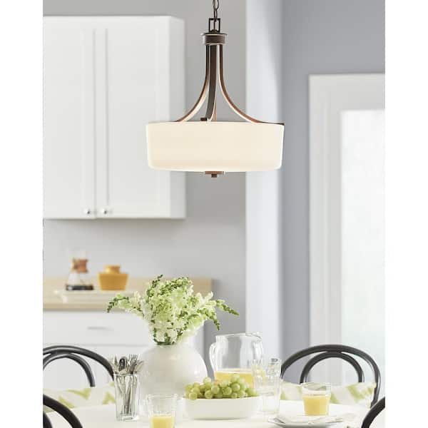 Canfield 3-Light Burnt Sienna Pendant