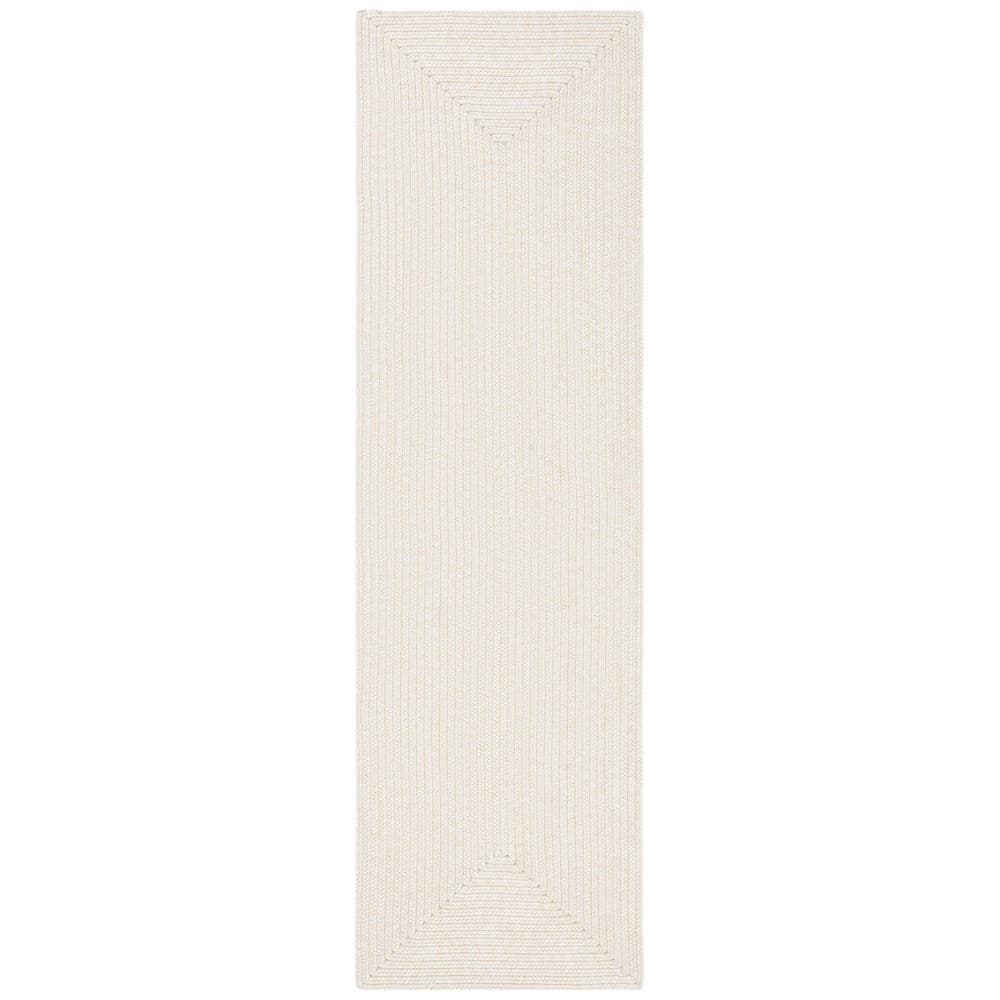 Braided Ivory/Beige 2 ft. x 10 ft. Solid Color Gradient Runner Rug price history on PriceWatchPro