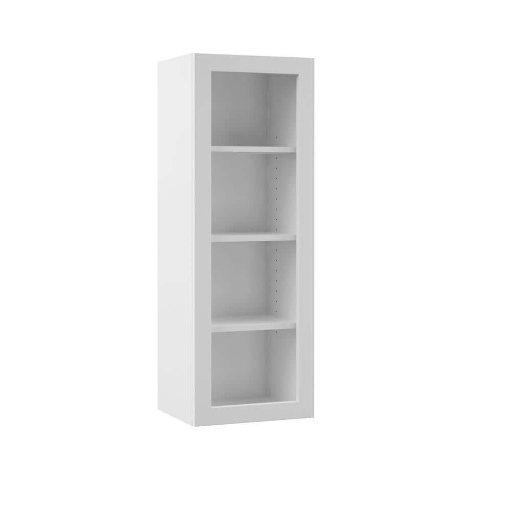 Hampton Bay Designer Series Melvern Assembled 15x42x12 in. Wall Open Shelf Kitchen in