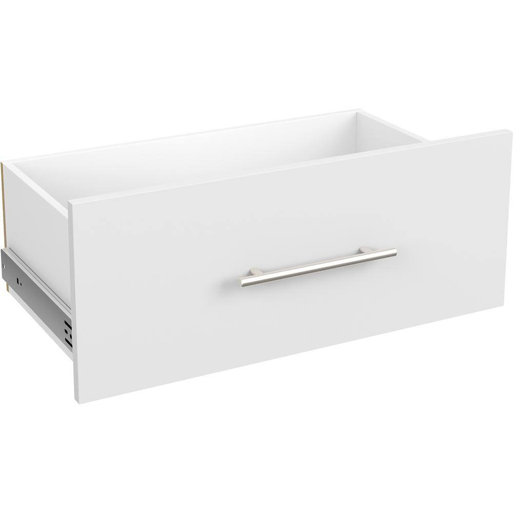 Style+ 10 in. x 25 in. White Modern Drawer Kit for 25 in. W Style+ Tower