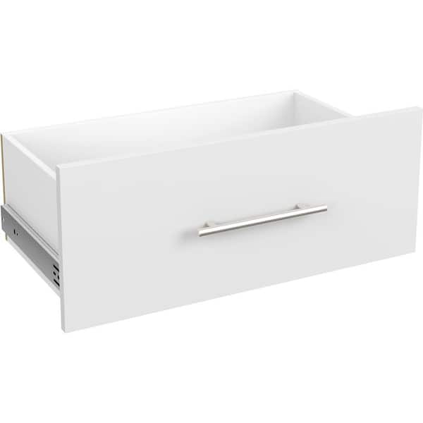 ClosetMaid Style+ 10 in. x 25 in. White Modern Drawer Kit for 25 in. W Style+ Tower