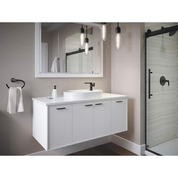 KOHLER Chalice Vessel Vitreous China Oval Bathroom Sink with Single Faucet Hole in White