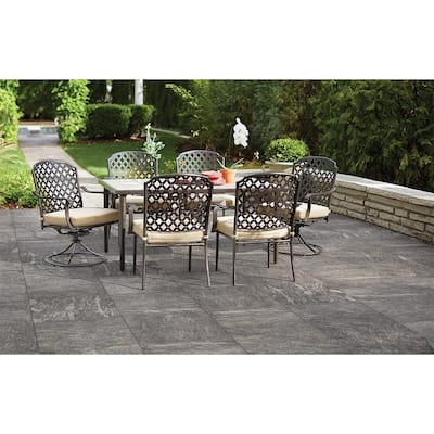 Alpe Gray 24 in. x 24 in. x 0.75 in. Porcelain Paver