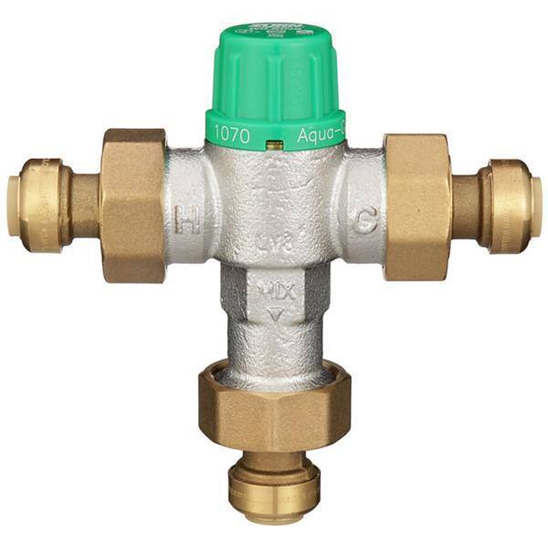 Wilkins 1/2 in. ZW1070XLPF Aqua-Gard Thermostatic Mixing Valve