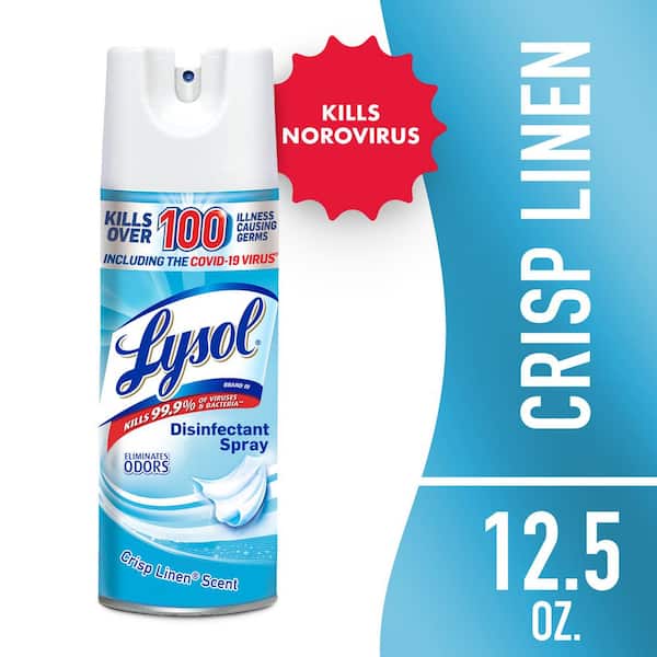 Lysol 12.5 oz. Crisp Linen Disinfectant Spray