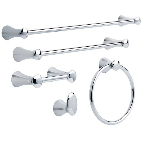 Delta Lahara Knob Robe/Towel Hook in Chrome 73835 - The Home Depot