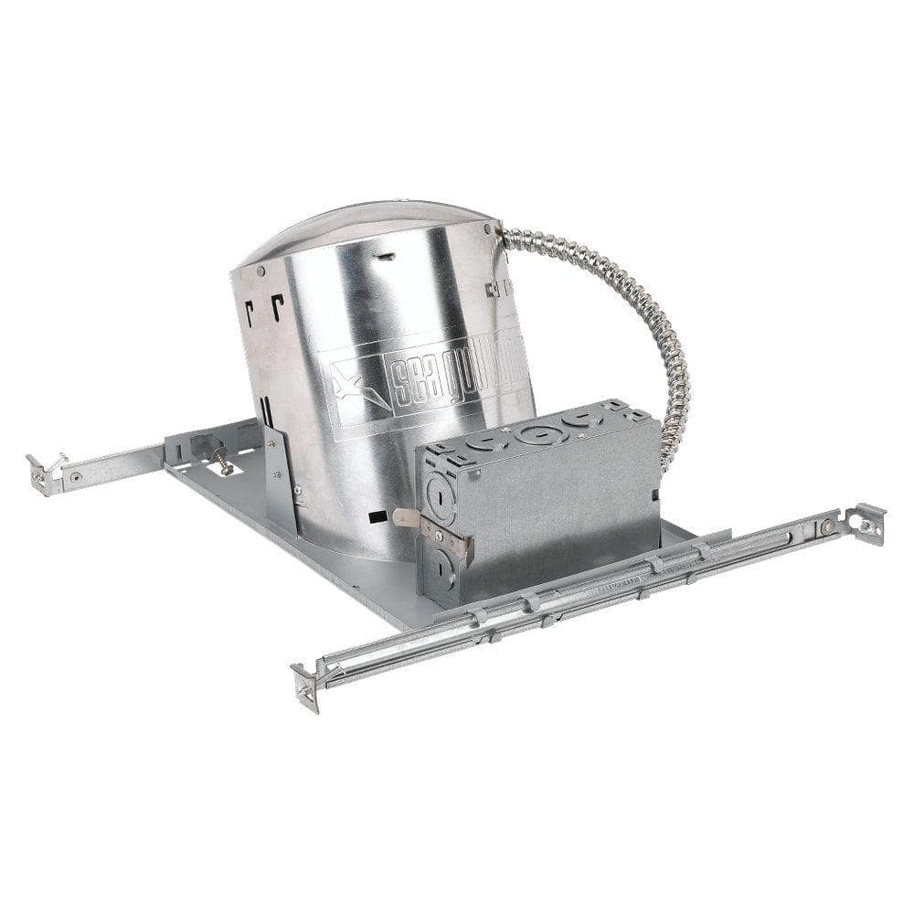 Silver Steel 14-Inch LED Sloped Ceiling Recessed Housing