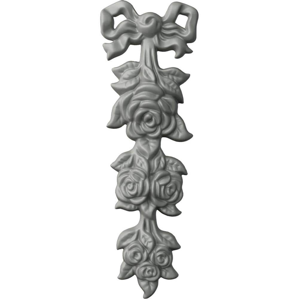 Gray Polyurethane Small Rose Drop Onlay