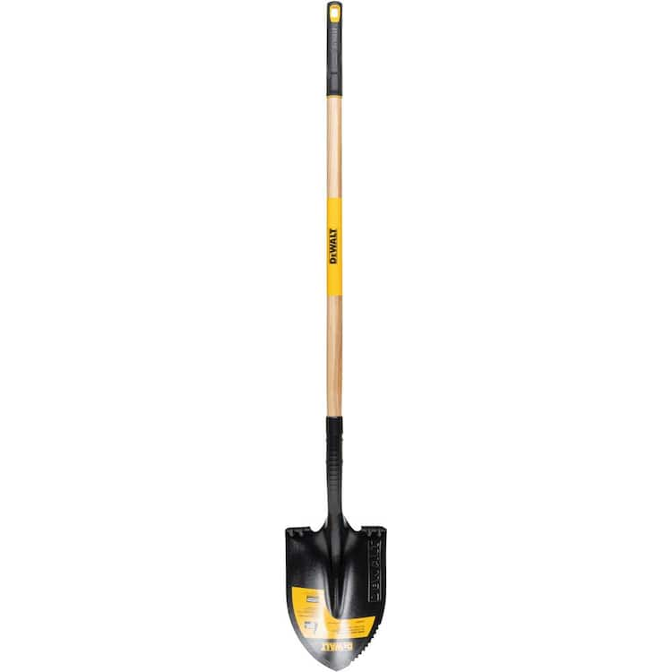 DEWALT 49 in. Wood Handle Carbon Steel Digging Shovel