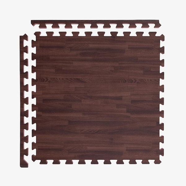 Cherry 2 ft. x 2 ft. x 5/8 in. T Soft Wood Print Foam Flooring Tiles (12 Tiles/48 sq. ft.)
