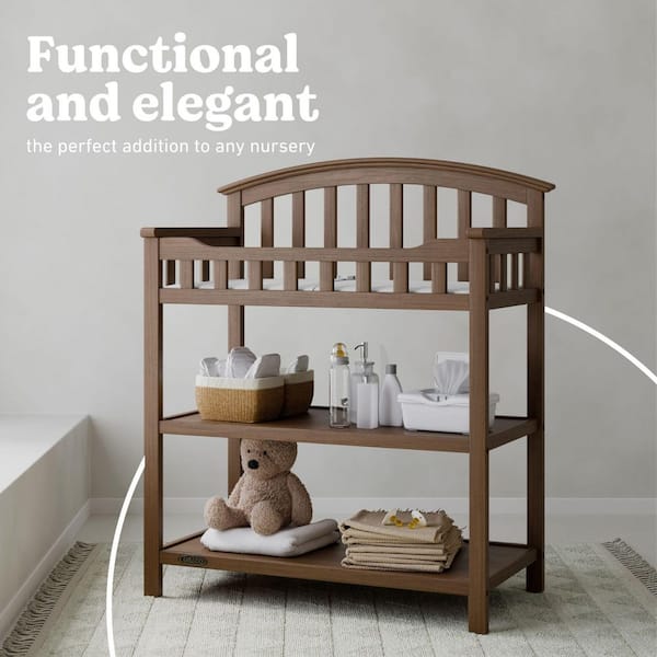 Graco Hazelnut Changing Table 00524-368 - The Home Depot