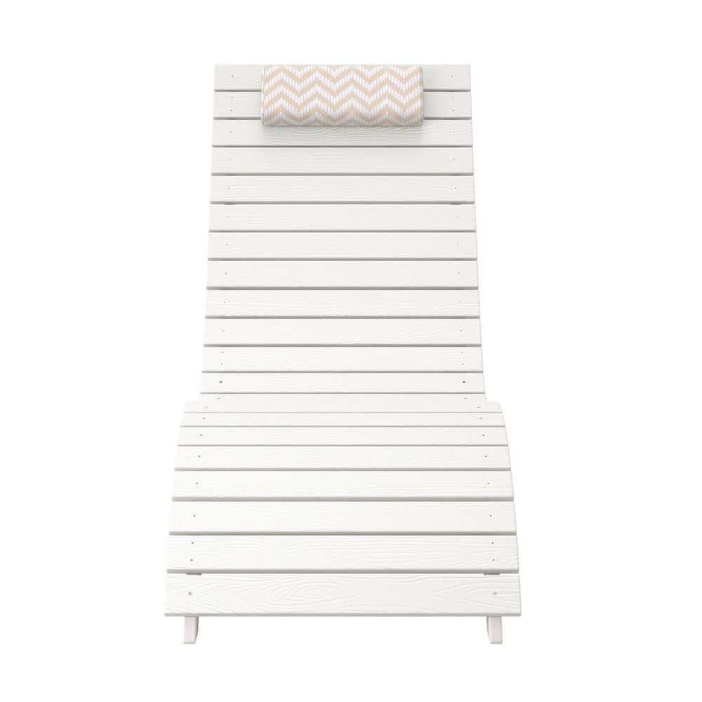 Aquawave 59.8 in. White Polystyrene In-Pool Chaise Lounge Chair with Headrest for Outdoor Poolside price history on PriceWatchPro