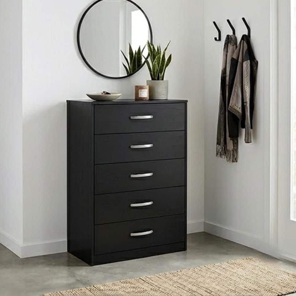 satin black dresser Socalle Matte Black Dresser