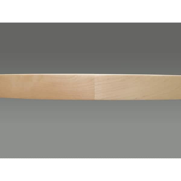 Rev-A-Shelf 20 in. Banded Wood D-Shape Lazy Susan w/steel bearing