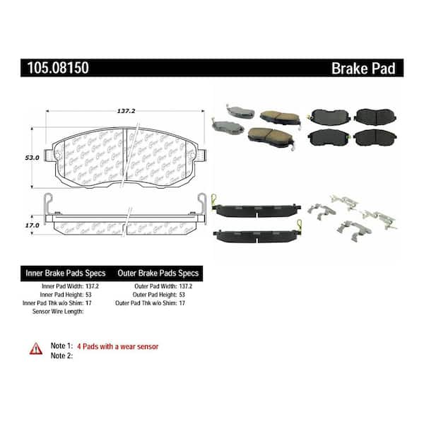 Centric Parts Disc Brake Pad Set