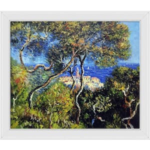 Bordighera by Claude Monet Galerie White Framed Architecture Oil Painting Art Print 24 in. x 28 in.