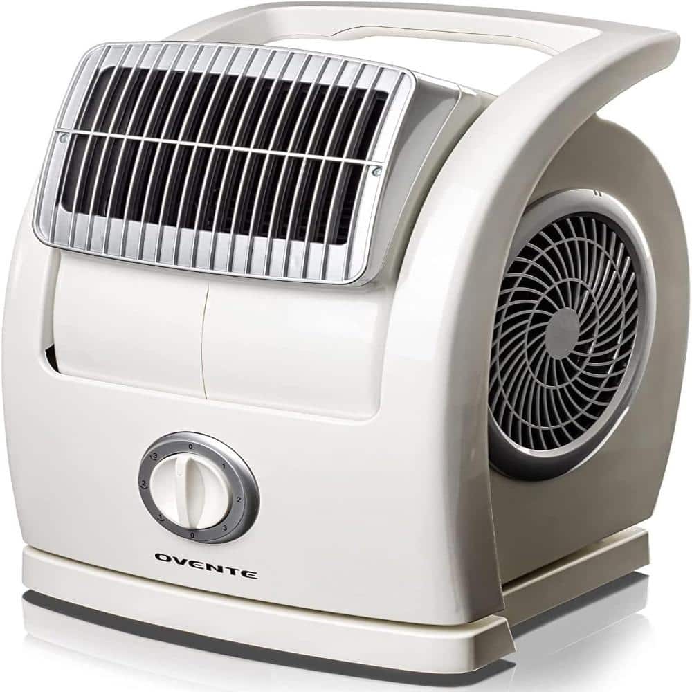 "Electric Blower Floor Fan 15"" with 3-Speed Control, 90° Oscillating and 45° Manual Pivoting Head, Low-Noise, White BF74W" price history on PriceWatchPro