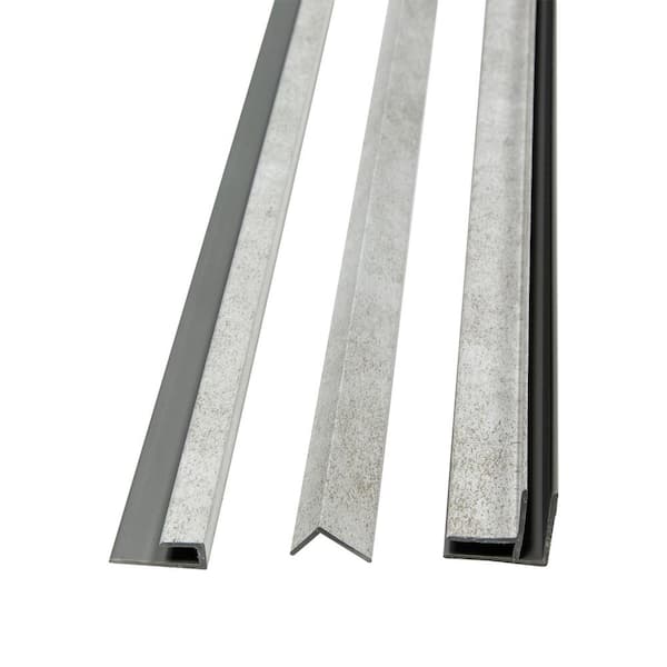 PALISADE Rain Cloud 94 in. Vinyl Backsplash Accessory Trim Kit