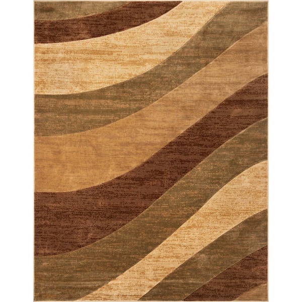 Good Vibes Cecilia Modern, Striped, Multi 7 ft. 10 in. x 9 ft. 10 in., Area Rug