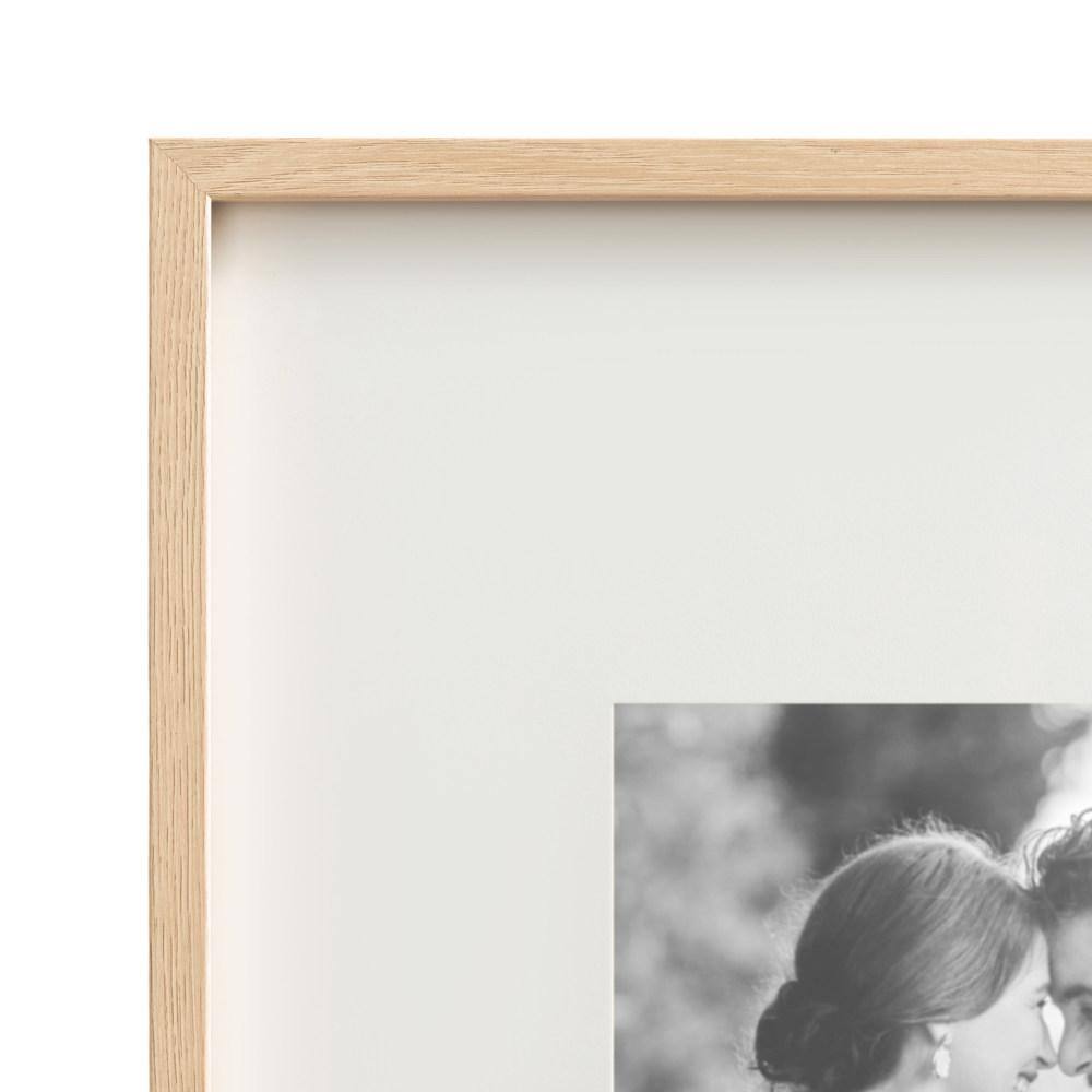 Natural Woodtone 16x20 Matted Wall Photo Frame Set