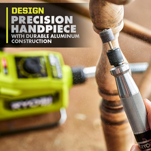 RYOBI ONE+ HP 18V Brushless Cordless Rotary Tool Kit w/ 2.0 Ah HIGH PERFORMANCE Battery, Charger, & 150-Piece All-Purpose Kit