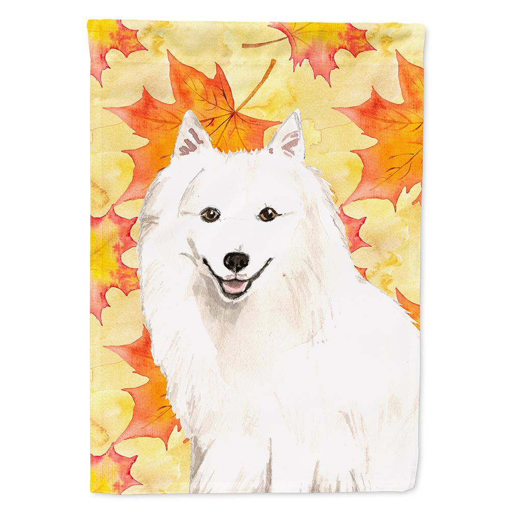 11 in. x 15-1/2 in. Polyester Fall Leaves Japanese Spitz 2-Sided 2-Ply Garden Flag price history on PriceWatchPro