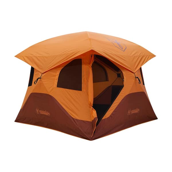 klinker terug Onrecht Gazelle T4 Overland Edition 4-Person Hub Tent Sunset Orange GT401SS - The  Home Depot