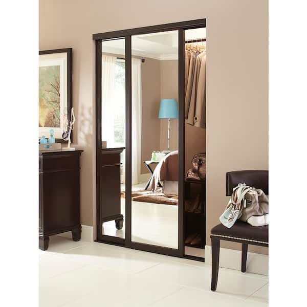 Contractors Wardrobe 60 in. x 96 in. Serenity Espresso Wood