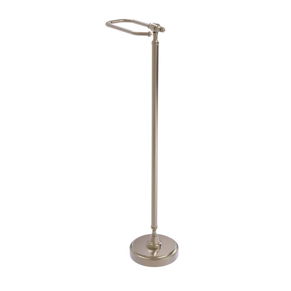Allied Brass Retro Dot Free Standing Toilet Paper Holder in Antique Pewter  RDM-5-PEW