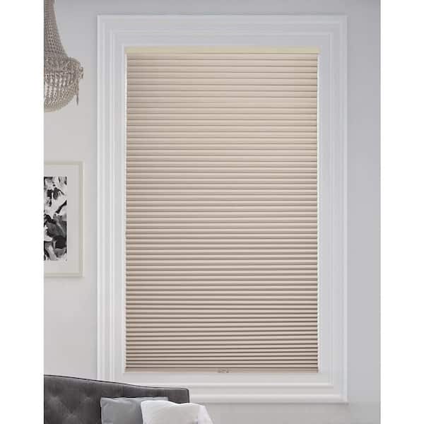 BlindsAvenue Fawn Cordless Blackout Cellular Honeycomb Shade, 9/16 in. Single Cell, 32.5 in. W x 72 in. H