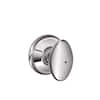 Schlage Siena Bright Chrome Privacy Bed Bath Door Knob F40 Sie 625 