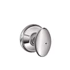 Schlage Siena Satin Nickel Privacy Bed/Bath Door Knob F40 SIE 619 - The ...