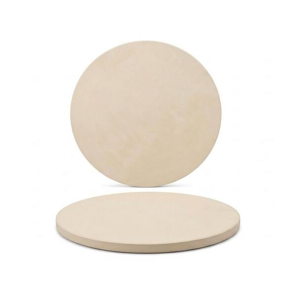 Cordierite 1-Cup Round Pizza Stone Heavy Duty for Grill Oven Thermal Shock Resistant Bread Baking Pan