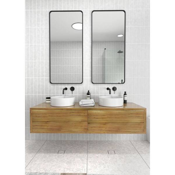 Corner Bathroom Vanity Mirror, Modern Contemporary Bathroom Vanity Mirror