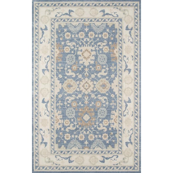 Anatolia ANA-7 Light Blue 8 ft. x 10 ft. Area Rug