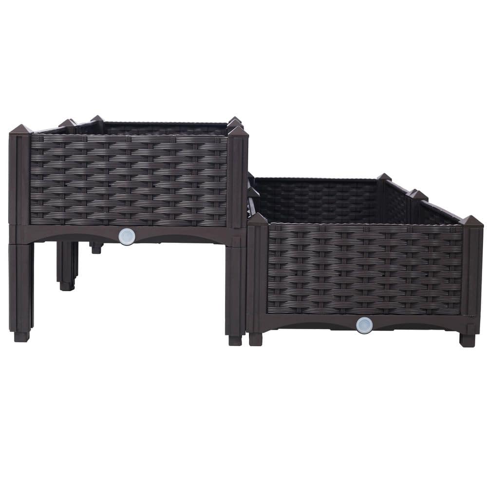 Wood Square Raised Garden Bed (31.50 in. L x 31.50 in. W x 14.70 in. H) price history on PriceWatchPro