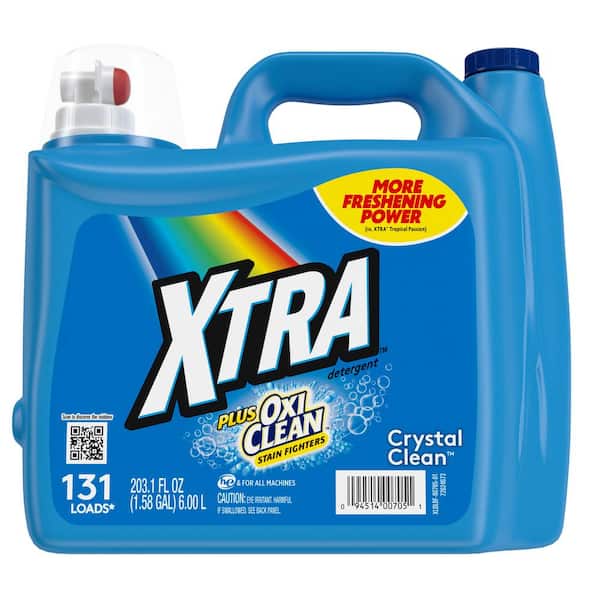 Xtra 203.1 fl. oz. Plus OxiClean Liquid Laundry Detergent, (131Loads