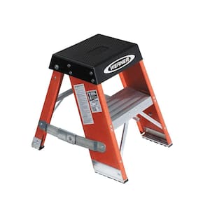 2 ft. Fiberglass Step Ladder with 375 lb. Load Capacity Type IAA Duty Rating
