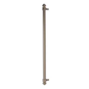 18 in. Center-to-Center Refrigerator Pull in Antique Pewter