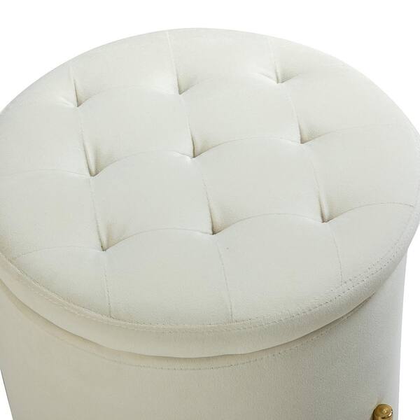 Frontgate Collette Tufted Storage Ottoman, 49% Off