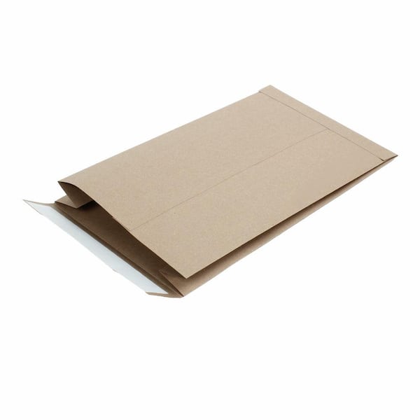 9.5 in. W x 16 in. L Kraft Gusseted Mailer (200 Pack)