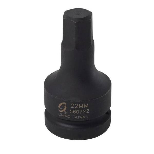 SUNEX TOOLS 22 mm Hex Bit Socket
