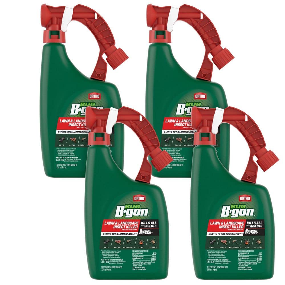 Gon Insect Ortho Bug B-gon Lawn and Landscape Insect Killer 32 fl. oz. Ready-to ...