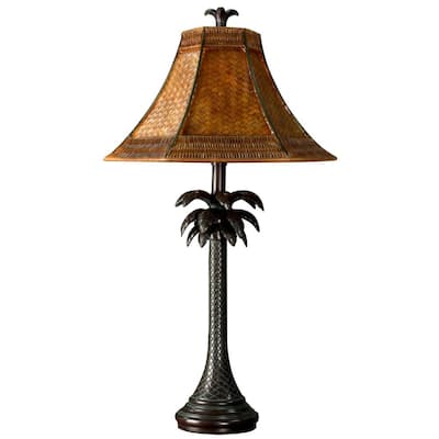 New Rustic Beach House Cottage ANCHOR  LAMP Electric Table Light Burlap Shade