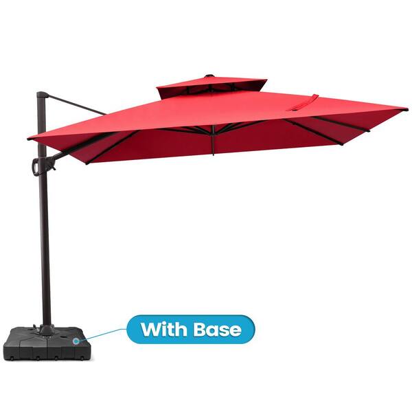 Crestlive Products 10.5 ft. x 10.5 ft. Double Top Cantilever Tilt