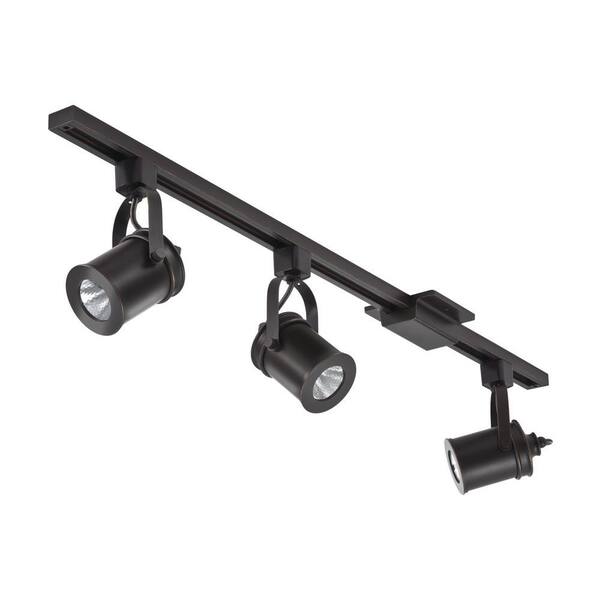 Lithonia Lighting 44.5 in. 3-Light Oil-Rubbed Bronze LED Integrated Track Lighting Kit