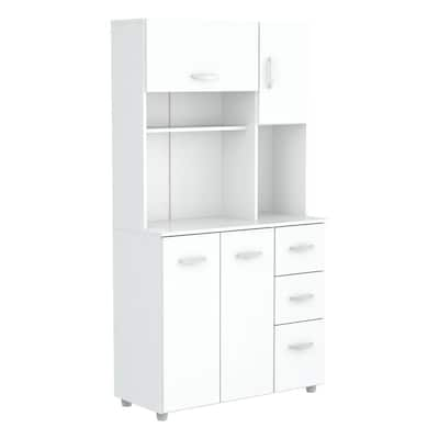 Inval Laricina White Filing Cabinet AR-3X1RB - The Home Depot