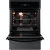 FRIGIDAIRE GALLERY 24 in. Single Gas Wall Oven with Air Fry Self-Cleaning  in Black GCWG2438AB - The Home Depot